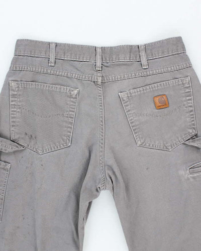 Vintage 2000's Carhartt Faded Single Knee Carpenter Trousers - W34 L29