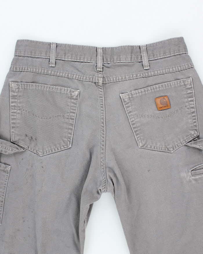 Vintage 2000's Carhartt Faded Single Knee Carpenter Trousers - W34 L29