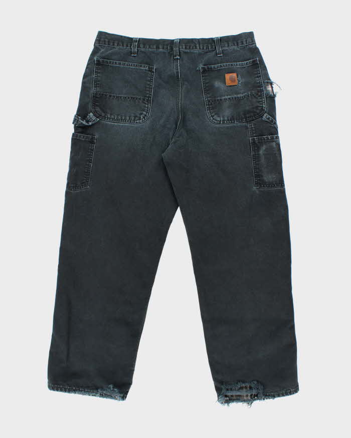 Vintage 2000's Carhartt Heavyweight Faded Single Knee Carpenter Trousers - W32 L27