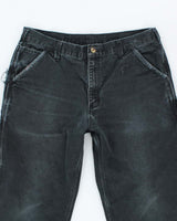 Vintage 2000's Carhartt Heavyweight Faded Single Knee Carpenter Trousers - W32 L27