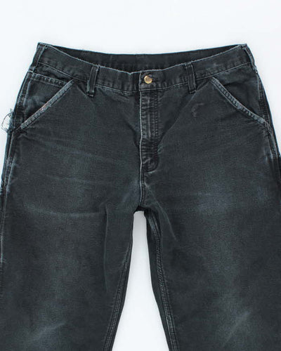 Vintage 2000's Carhartt Heavyweight Faded Single Knee Carpenter Trousers - W32 L27