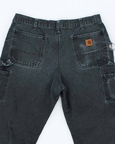Vintage 2000's Carhartt Heavyweight Faded Single Knee Carpenter Trousers - W32 L27