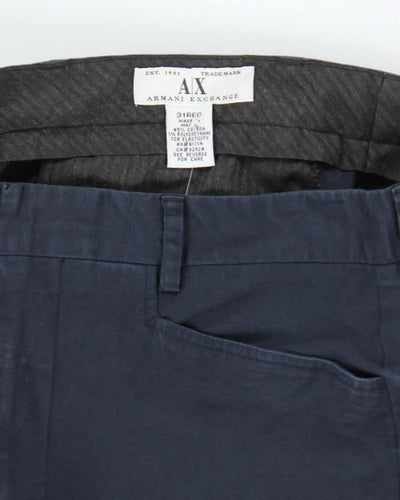 Vintage Armani Exchange High Waisted Chino Trousers - W30 L29