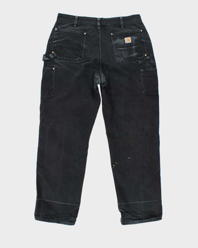 Vintage 90's Carhartt Distressed Heavyweight Double Knee Carpenter Trousers - W34 L31