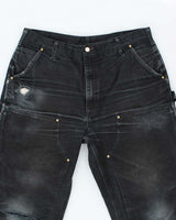 Vintage 90's Carhartt Distressed Heavyweight Double Knee Carpenter Trousers - W34 L31
