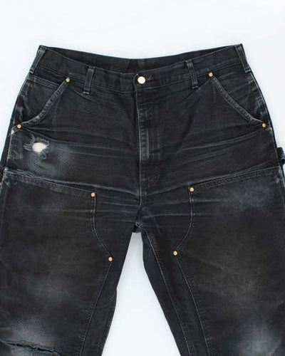 Vintage 90's Carhartt Distressed Heavyweight Double Knee Carpenter Trousers - W34 L31