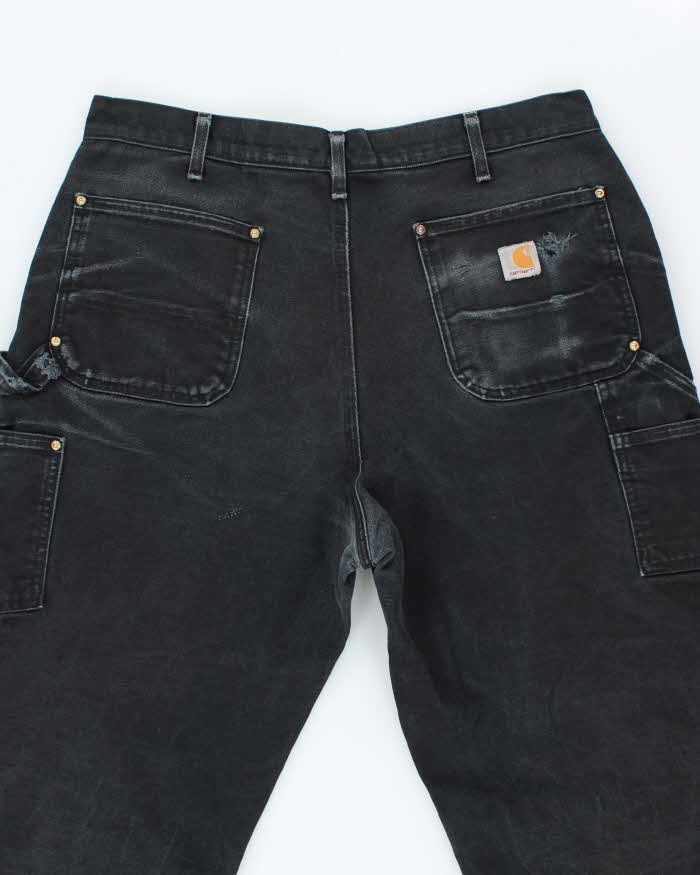 Vintage 90's Carhartt Distressed Heavyweight Double Knee Carpenter Trousers - W34 L31