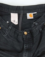 Vintage 90's Carhartt Distressed Heavyweight Double Knee Carpenter Trousers - W34 L31