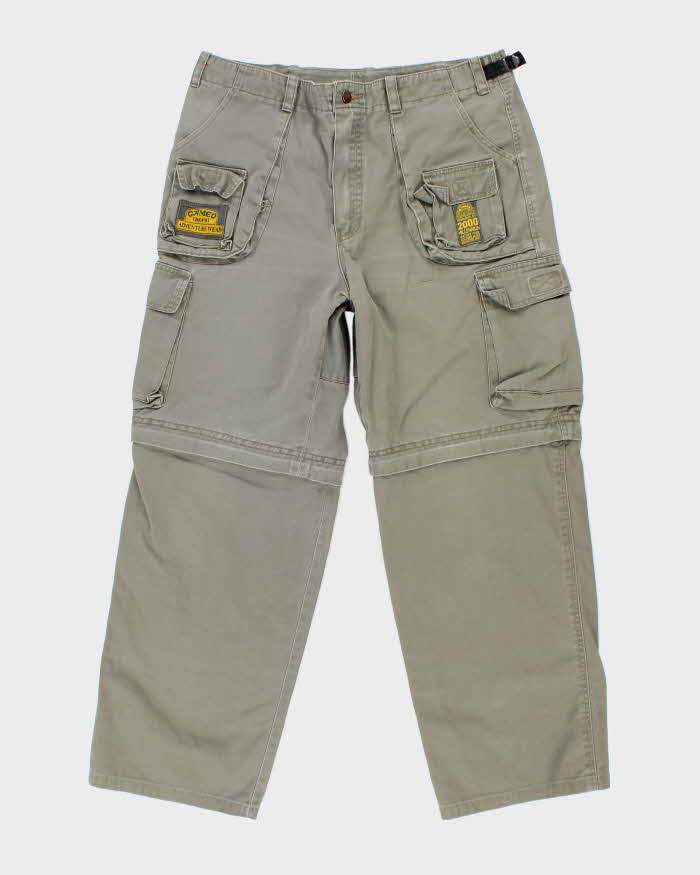 Vintage Cameo Trophy Adventure Wear Zip Off Utility Trousers - W31 L27