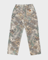 Vintage 2000's Carhartt Real Tree Camouflage Carpenter Trousers - W30 L31