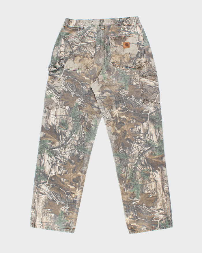 Vintage 2000's Carhartt Real Tree Camouflage Carpenter Trousers - W30 L31