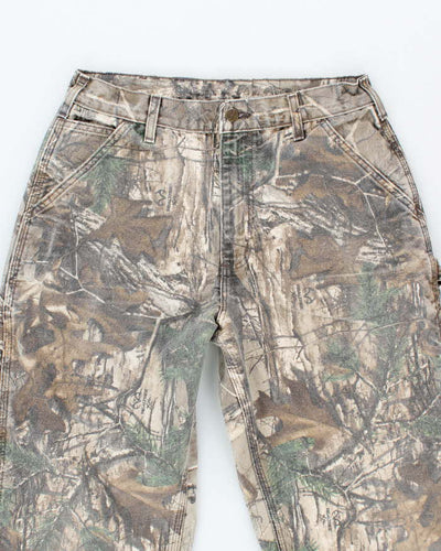 Vintage 2000's Carhartt Real Tree Camouflage Carpenter Trousers - W30 L31
