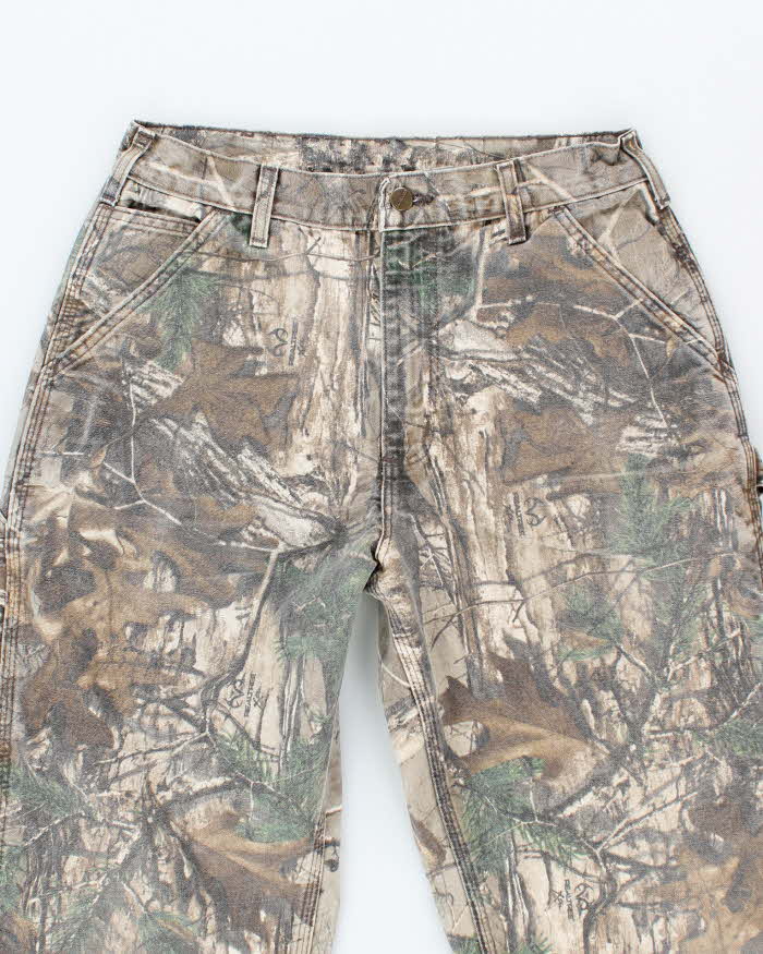 Vintage 2000's Carhartt Real Tree Camouflage Carpenter Trousers - W30 L31