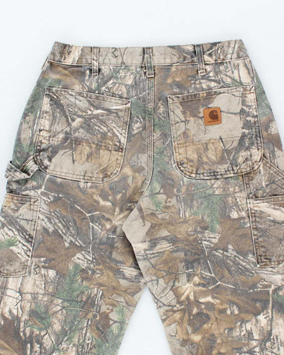 Vintage 2000's Carhartt Real Tree Camouflage Carpenter Trousers - W30 L31