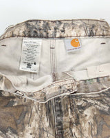 Vintage 2000's Carhartt Real Tree Camouflage Carpenter Trousers - W30 L31