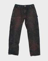 Vintage 2000's Carhartt Faded Double Knee Carpenter Trousers - W32 L31
