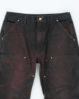 Vintage 2000's Carhartt Faded Double Knee Carpenter Trousers - W32 L31