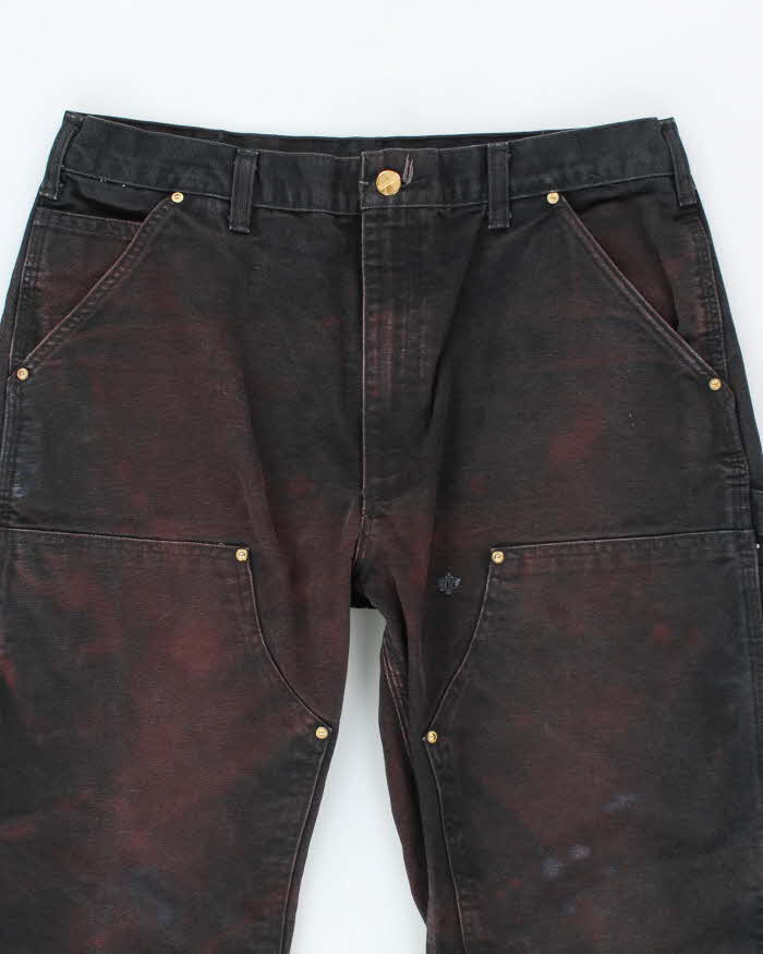 Vintage 2000's Carhartt Faded Double Knee Carpenter Trousers - W32 L31