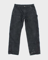 Vintage Carhartt Heavyweight Double Knee Faded Carpenter Trousers - W32 L30