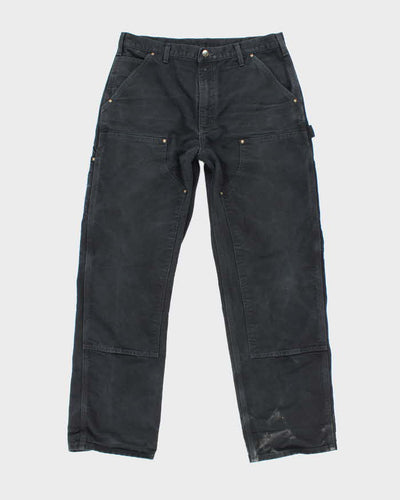 Vintage Carhartt Heavyweight Double Knee Faded Carpenter Trousers - W32 L30