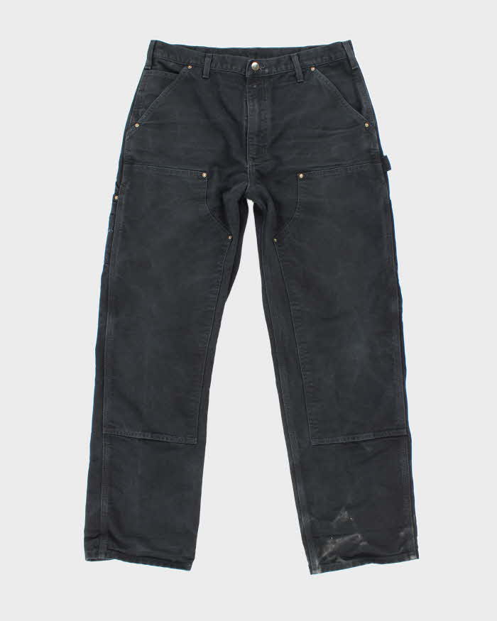 Vintage Carhartt Heavyweight Double Knee Faded Carpenter Trousers - W32 L30