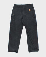 Vintage Carhartt Heavyweight Double Knee Faded Carpenter Trousers - W32 L30