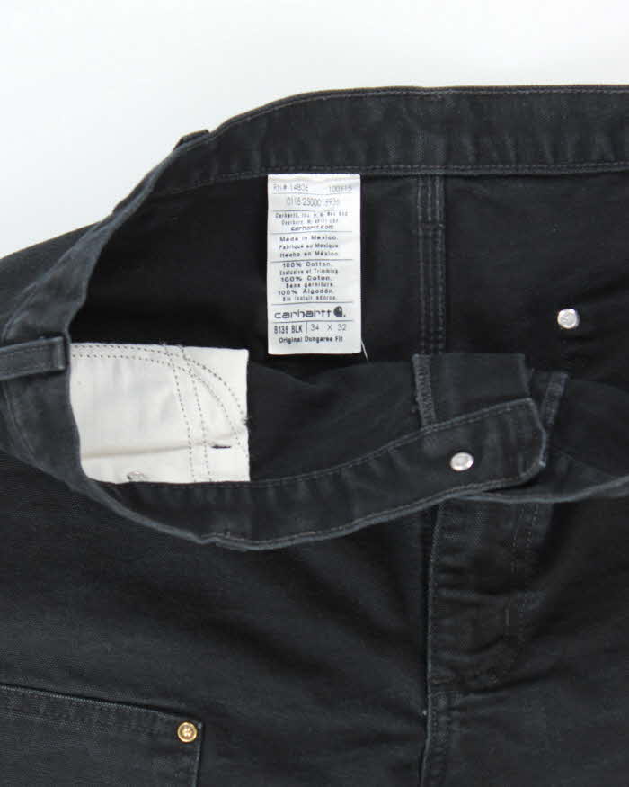 Vintage Carhartt Heavyweight Double Knee Faded Carpenter Trousers - W32 L30