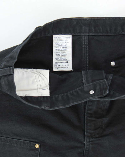 Vintage Carhartt Heavyweight Double Knee Faded Carpenter Trousers - W32 L30