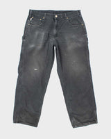 Vintage Carhartt Lightweight Faded Single Knee Carpenter Trousers - W34 L28