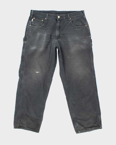 Vintage Carhartt Lightweight Faded Single Knee Carpenter Trousers - W34 L28