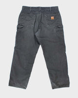 Vintage Carhartt Lightweight Faded Single Knee Carpenter Trousers - W34 L28