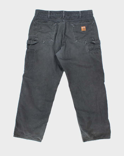 Vintage Carhartt Lightweight Faded Single Knee Carpenter Trousers - W34 L28