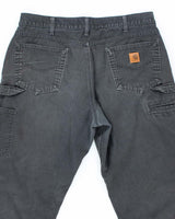Vintage Carhartt Lightweight Faded Single Knee Carpenter Trousers - W34 L28