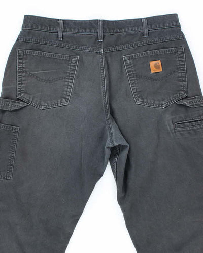 Vintage Carhartt Lightweight Faded Single Knee Carpenter Trousers - W34 L28
