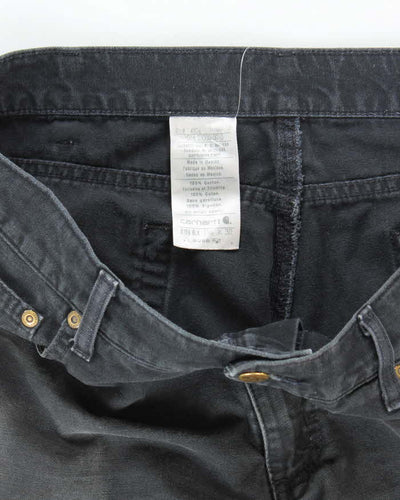 Vintage Carhartt Lightweight Faded Single Knee Carpenter Trousers - W34 L28