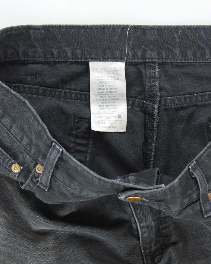 Vintage Carhartt Lightweight Faded Single Knee Carpenter Trousers - W34 L28