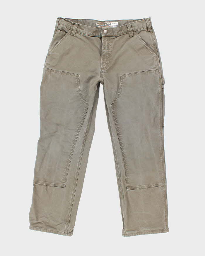 Vintage 2000's Carhartt Heavyweight Double Knee Carpenter Trousers - W34 L27