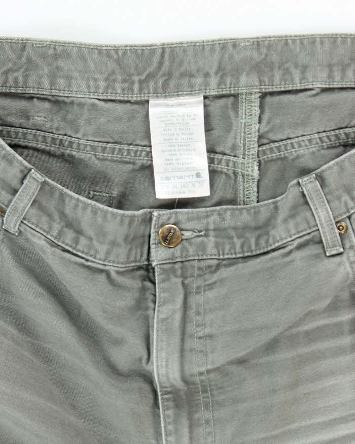 Vintage 2000's Carhartt Heavyweight Wide Leg Carpenter Trousers - W40 L25
