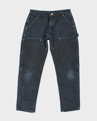 Vintage 2000's Carhartt Double Knee Faded Carpenter Trousers - W30 L28