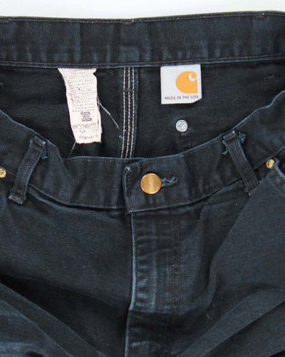 Vintage 2000's Carhartt Double Knee Faded Carpenter Trousers - W30 L28