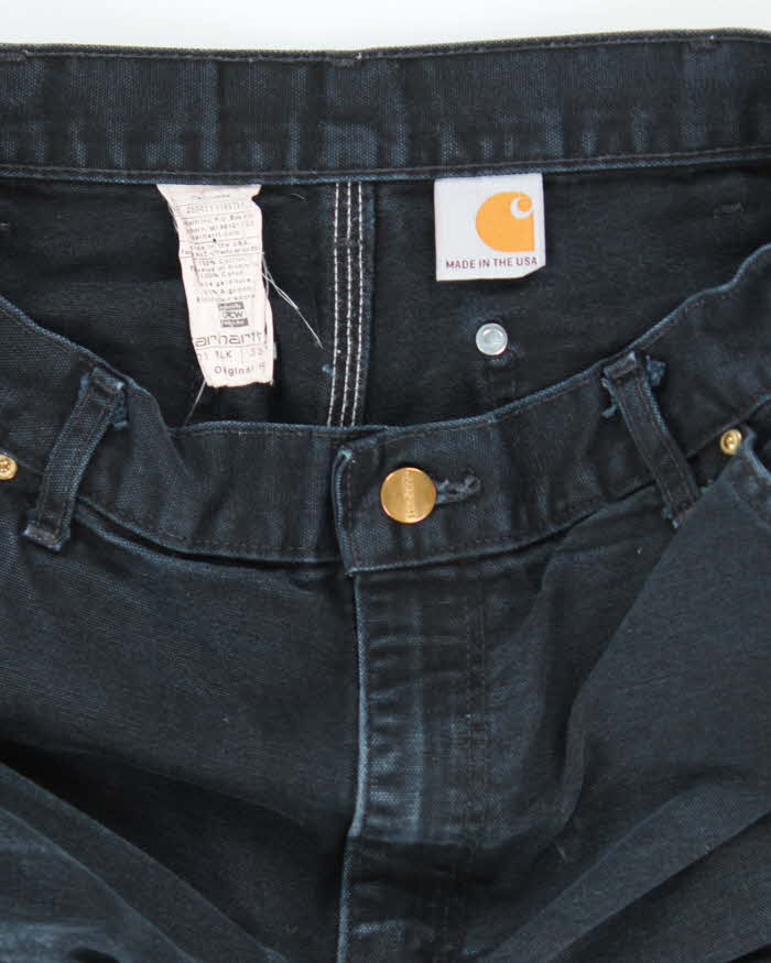 Vintage 2000's Carhartt Double Knee Faded Carpenter Trousers - W30 L28