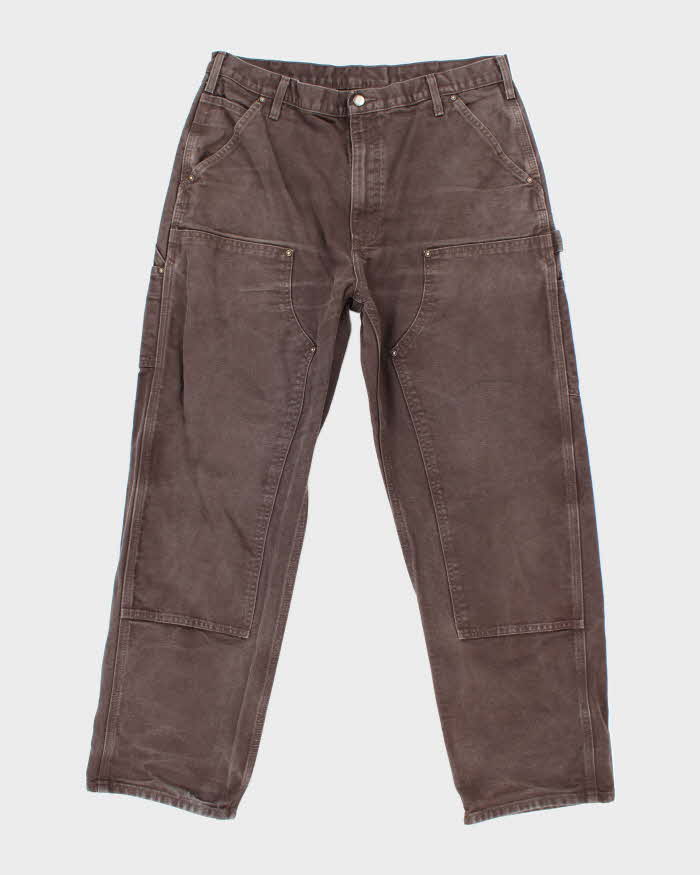 Vintage 2000's Carhartt Double Knee Heavyweight Carpenter Trousers - W34 L29