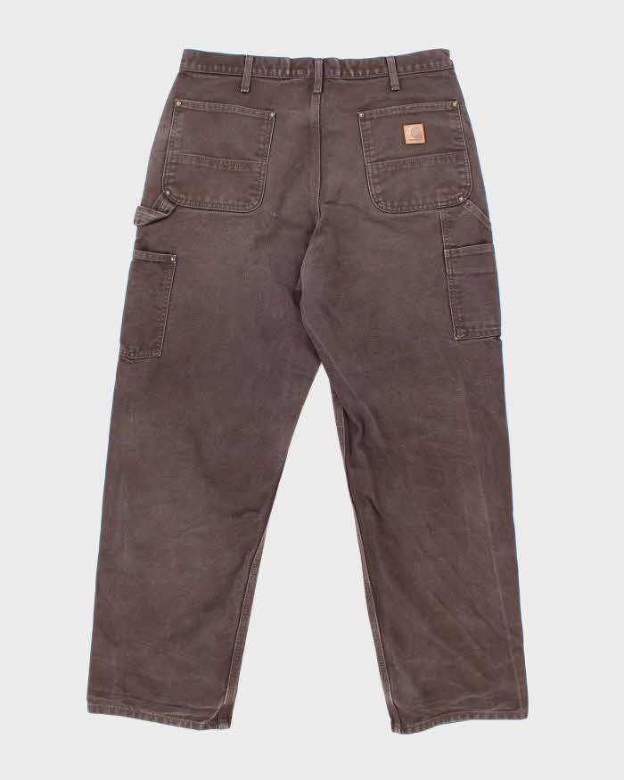 Vintage 2000's Carhartt Double Knee Heavyweight Carpenter Trousers - W34 L29