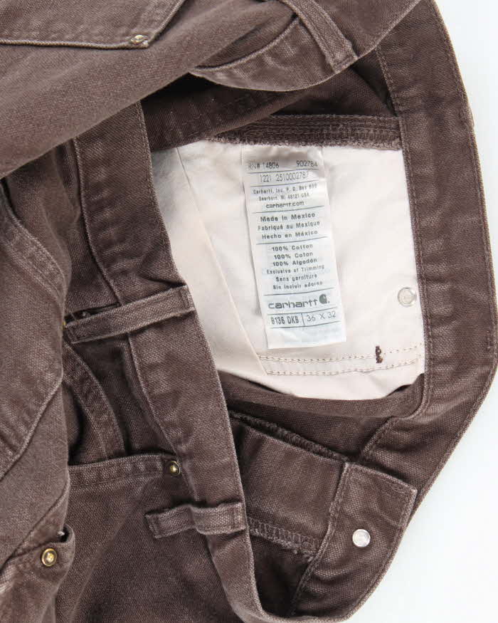 Vintage 2000's Carhartt Double Knee Heavyweight Carpenter Trousers - W34 L29