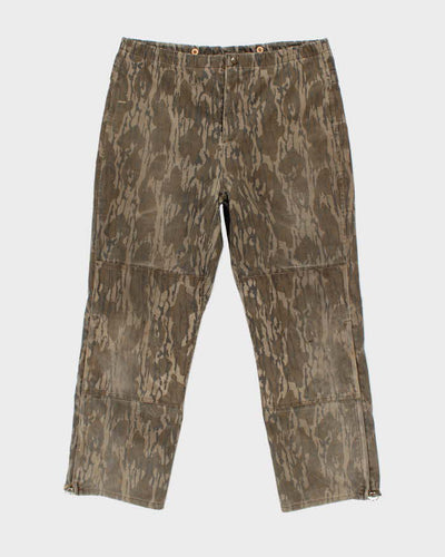 Vintage 90's Columbia Gore-Tex Tree Bark Camouflage Trousers - W34 L28