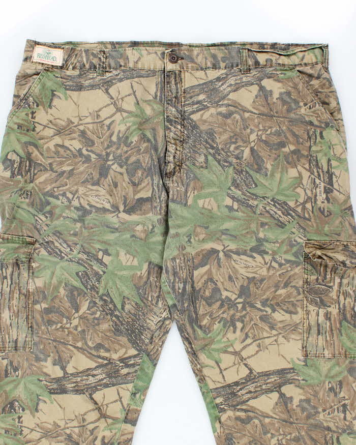Vintage 90's Red Head Real Tree Camouflage Baggy Fit Cargo Trousers - W46 L28