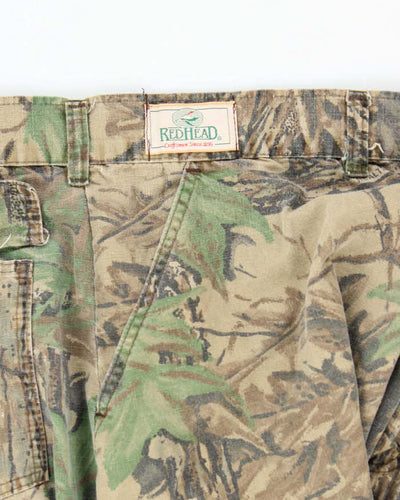 Vintage 90's Red Head Real Tree Camouflage Baggy Fit Cargo Trousers - W46 L28