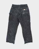 Vintage 2000's Carhartt Faded Double Carpenter Trousers - W30 L27