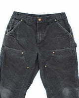 Vintage 2000's Carhartt Faded Double Carpenter Trousers - W30 L27