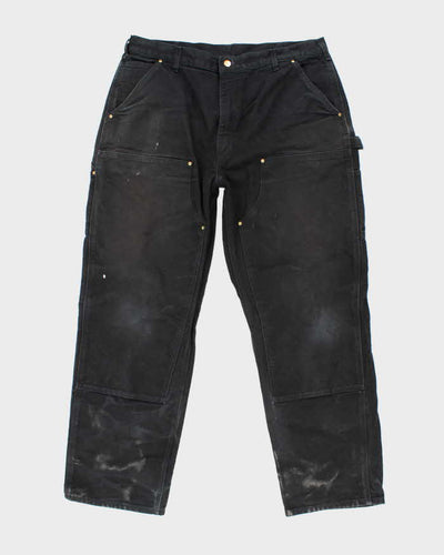 Vintage Carhartt Heavyweight Wide Leg Double Knee Carpenter Trousers - W36 L31